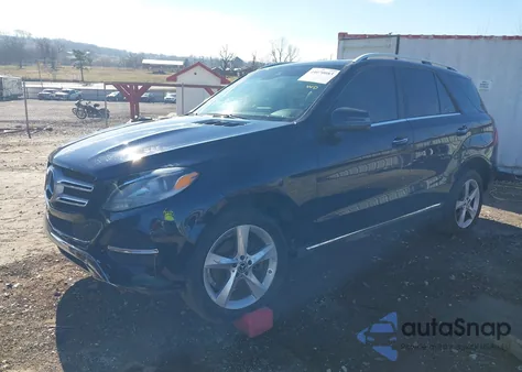 2017 Mercedes-Benz Gle 350 4Matic из США, поврежденный, VIN 4JGDA5HB8HA921658